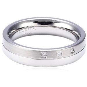 Boccia Titanium Titanový snubní prsten s diamanty 0129-03 55 mm