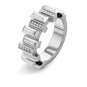 Calvin Klein Stylový ocelový prsten s krystaly Luster 35000322 54 mm