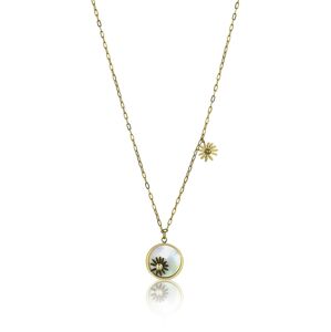 Emily Westwood Okouzlující pozlacený náhrdelník s perletí Ariella EWN23048G