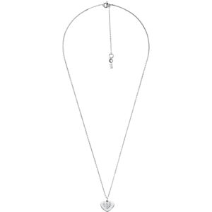 Michael Kors Stříbrný náhrdelník se srdcem MKC1120AN040 (řetízek, přívěsek)