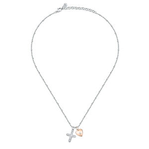 Morellato Půvabný bicolor náhrdelník s přívěsky Passioni SAUN06