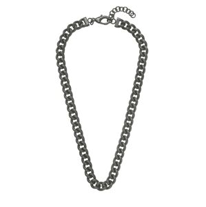 Police Masivní černý náhrdelník z oceli Crank PEAGN0032303