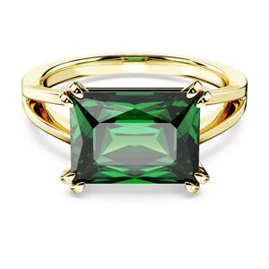 Swarovski Luxusní pozlacený prsten s krystalem Matrix 56771 58 mm